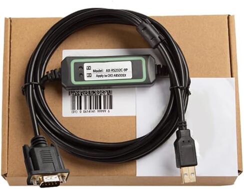 for AX-RS232C-9P Communication Download Cable Servo Drive ABSODEX Commissioning Cable Gold-Plated High-Speed Stabilized Model FT232RL Chip Black 3M in Saudi Arabia