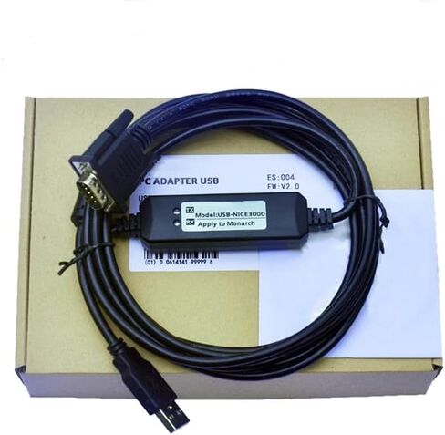 Applicable USB-NICE3000 Elevator Motherboard Debugging Cable USB Debugging Cable Computer USB Port Communication Download Data Cable NICE30 Normal Model Black 3 Meters in Saudi Arabia