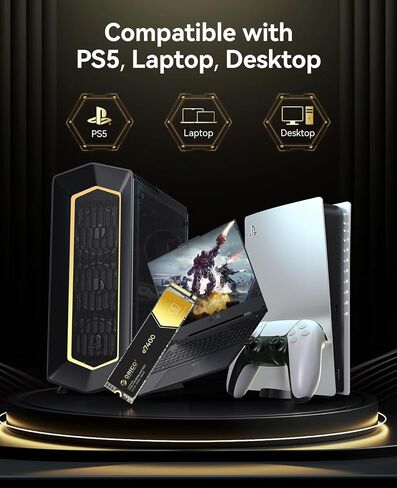 ORICO R500 Raceline Neon 32GB DDR5 6000MHz RAM & e7400 1TB PCIe 4.0 NVMe SSD Bundle in Saudi Arabia