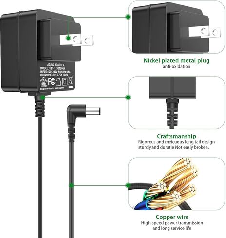 شاحن لسمك شارك فاكوموب VM200 (قديم) VC200 VM200C UM200 UM205 VC205 VM20026 فاجب سلسلة 10.8V LI-ION PRO PRO LARDALL FLOOR HARDLAST Cordless MOP ADAPTER. in Kuwait