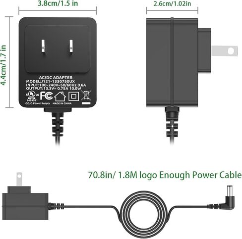 شاحن لسمك شارك فاكوموب VM200 (قديم) VC200 VM200C UM200 UM205 VC205 VM20026 فاجب سلسلة 10.8V LI-ION PRO PRO LARDALL FLOOR HARDLAST Cordless MOP ADAPTER. in Kuwait