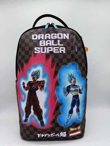 سحق الرش Z Goku & Vegeta ، OS ، Purple/Black ، للجنسين ، مادة PVC ، مقصورات متعددة ، 18x11.5x6.5 بوصة in Kuwait
