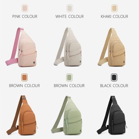 Small Sling Bag for Women Men, Sling Backpack Chest Daypack Crossbody Bag for Travel Outdoor Hiking in Saudi Arabia
