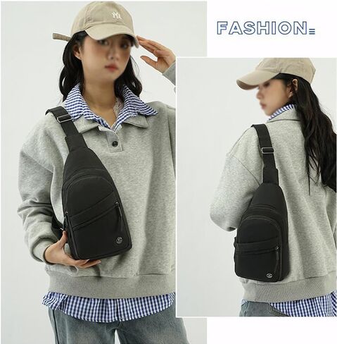Small Sling Bag for Women Men, Sling Backpack Chest Daypack Crossbody Bag for Travel Outdoor Hiking in Saudi Arabia