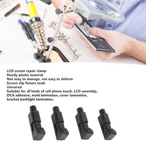 Yosoo Adjustable Screen Fastening Clamp, Universal Screen Fixture Tools for Phone Screen Repair Clamp Laptop Tablet in Saudi Arabia