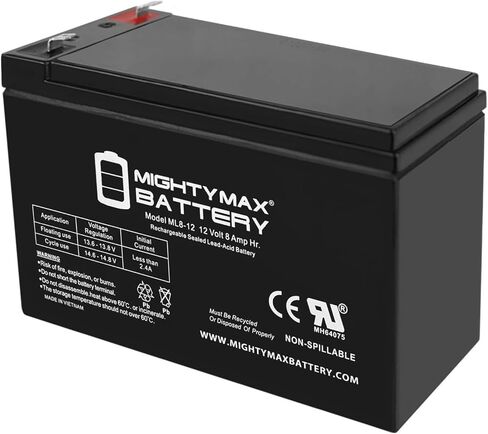 Mighty Max Battery 12V 8Ah Compatible Battery for APC Back-UPS RS 1300VA LCD, BR1300LCD in Kuwait