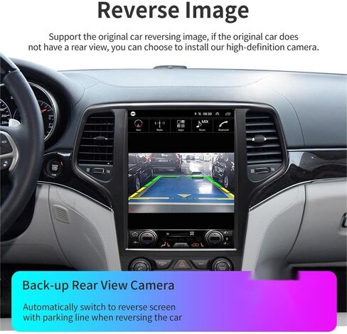 شاشة تعمل باللمس الكبيرة لجيب جراند شيروكي 2014 إلى 2022 سنة RAM2G+ROM 32G 12.1 بوصة Android 13 Car Stereo Radio Wireless Apple Carplay Android Auto Tesla Screen Player in Saudi Arabia