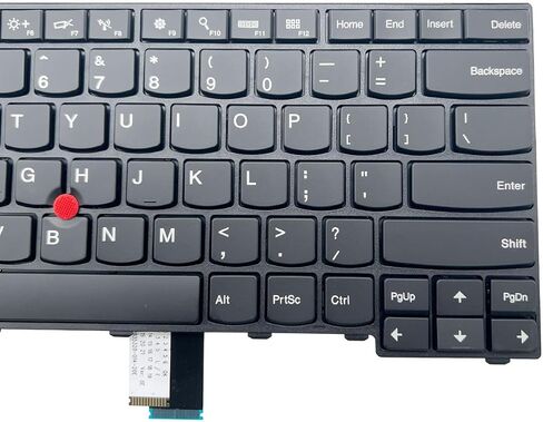 PEIDYSI استبدال لوحة مفاتيح الكمبيوتر المحمول الأمريكية متوافقة مع Lenovo Thinkpad T440 T440P T440S T431 E431 L440 T450S L440 L450 L460 L470 T431S T450 E440 E431S T460 Series مع Backlit و Point in Kuwait