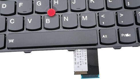 PEIDYSI استبدال لوحة مفاتيح الكمبيوتر المحمول الأمريكية متوافقة مع Lenovo Thinkpad T440 T440P T440S T431 E431 L440 T450S L440 L450 L460 L470 T431S T450 E440 E431S T460 Series مع Backlit و Point in Kuwait