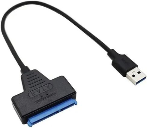 SATA إلى USB3.0/TYPE-C كابل محول ما يصل إلى 6 جيجابت في الثانية دعم السرعة 2.5 بوصة محرك الأقراص الثابتة SSD الخارجي 22 دبوس SATA III (النوع C 3.0) in Saudi Arabia