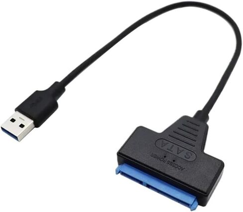 SATA إلى USB3.0/TYPE-C كابل محول ما يصل إلى 6 جيجابت في الثانية دعم السرعة 2.5 بوصة محرك الأقراص الثابتة SSD الخارجي 22 دبوس SATA III (النوع C 3.0) in Saudi Arabia