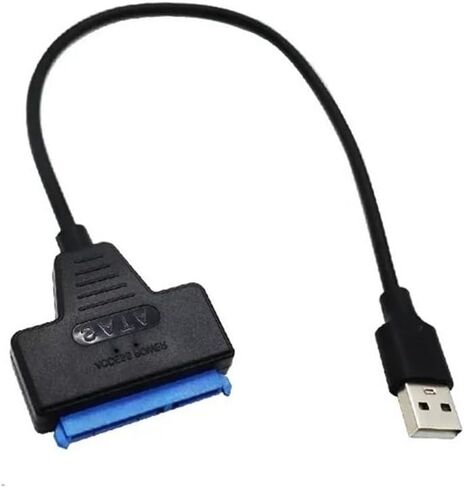 SATA إلى USB3.0/TYPE-C كابل محول ما يصل إلى 6 جيجابت في الثانية دعم السرعة 2.5 بوصة محرك الأقراص الثابتة SSD الخارجي 22 دبوس SATA III (النوع C 3.0) in Saudi Arabia
