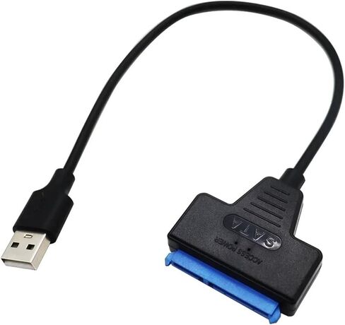 SATA إلى USB3.0/TYPE-C كابل محول ما يصل إلى 6 جيجابت في الثانية دعم السرعة 2.5 بوصة محرك الأقراص الثابتة SSD الخارجي 22 دبوس SATA III (النوع C 3.0) in Saudi Arabia