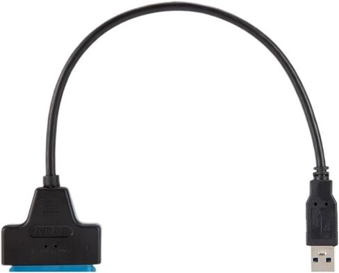 SATA to USB 3.0 USB 2.0 كابل يصل إلى 6 جيجابت في الثانية لمدة 2.5 بوصة خارجي محرك أقراص ثابتة SSD SATA 3 22 دبوس محول III (USB 3.0) in Saudi Arabia