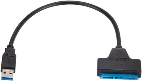 SATA to USB 3.0 USB 2.0 كابل يصل إلى 6 جيجابت في الثانية لمدة 2.5 بوصة خارجي محرك أقراص ثابتة SSD SATA 3 22 دبوس محول III (USB 3.0) in Saudi Arabia