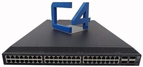 HP Flexfabric JG336A 5900AF-48XGT-4QSFP+ 48-PORT 48X1G RJ-45 و 4X40G QSFP+ مفتاح شبكة (متجدد) in Saudi Arabia