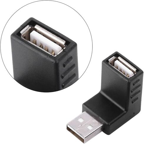 40 Pack USB2.0 محولات الزاوية Mini Micro Male Enderters Connectors High Speed ​​Tools in Saudi Arabia