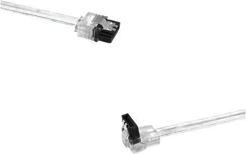 10 سم 30 سم 50 سم 70 سم 1M SATA 6 جيجابايت/ثانية ، 90 درجة إلى 180 درجة SATA III 6GB/S كابل البيانات مع الوردي الشفاف (70 سم) in Kuwait