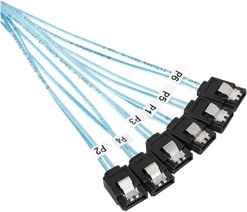 S/ككابل لخادم SATA 7 PIN إلى SATA 7 دبوس كابل بيانات القرص الصلب 6SATA إلى 6SATA (0.5M) in Saudi Arabia