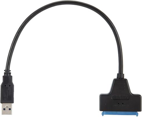 SATA إلى USB 3.0/2.0 كابل يصل إلى 6 جيجابت في الثانية لمدة 2.5 بوصة محرك الأقراص الصلبة الخارجي SSD SATA 3 22 دبوس محول USB 3.0 إلى SATA III سلك (USB 3.0 لـ 2.5) in Saudi Arabia