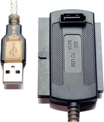 USB 2.0 to IDE SATA Cable 3 in 1 S-ATA 2.5 3.5 Inch Hard Drive Disk HDD Adapter Converter Cable for PC in Saudi Arabia