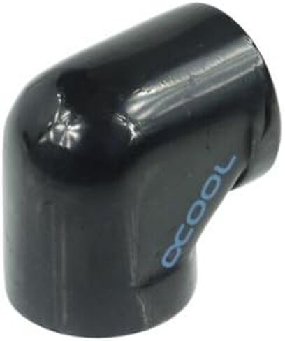Alphacool G1/4 Female to Female L-Connector - Black (17042) in Saudi Arabia