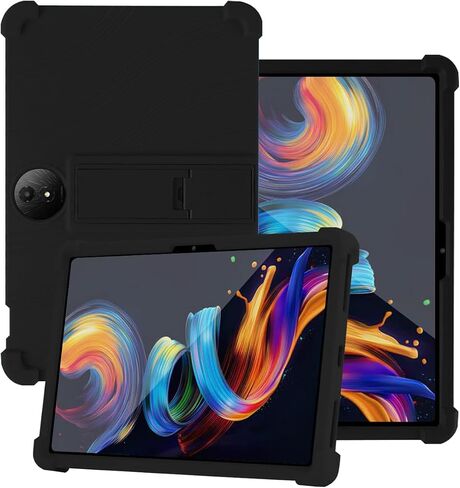 حالة الكمبيوتر اللوحي لـ TCL Nxtpaper 11 Plus ، علبة السيليكون الناعمة مع حامل قابل للتعديل ، غطاء واقعي لـ Shockproof لـ TCL NXTPAPE 11 PLUS 11.5 بوصة. (أسود) in Saudi Arabia