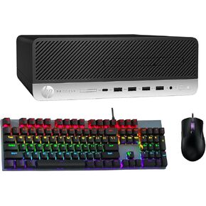 HP ProDesk 600 G5 SFF Desktop PC, Intel Core i7-9700T to 4.3GHz, 32GB RAM, 512GB SSD,RGB Keyboard, Mouse, WiFi, BT, Windows 11 (Renewed) in Kuwait