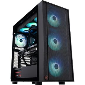 ABS Eurus Ruby Gaming PC - Windows 11 - Ryzen 7 9800x3d - Geforce RTX 5080 - DLSS 4 - أداء بدفء AI - 32GB DDR5 6400MHz - 2TB M.2 NVME SSD - ER9800X30807 in Kuwait