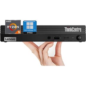 Lenovo ThinkCentre M75Q Business Mini Desktop Computer ، AMD Ryzen 5 Pro (حتى 4.40 جيجا هرتز) ، ذاكرة وصول عشوائي 32 جيجا بايت ، 1 تيرابايت SSD ، التصميم المتطرف ، الدعم 2-Monitor 4K ، WiFi 6 ، Keyboard & Mouse ، Windows 11 Pro Pro in Kuwait