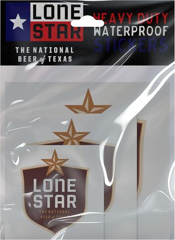 Lone Star Bumper Car Sticker Set - 3 Pack Lone Star Stickers Beer Lovers - Vintage Beer Stickers - Indoor & Outdoor Durable Vinyl Sticker, Weather Resistant Vinyl Decals, Classic Lone Star Beer Decal in Saudi Arabia