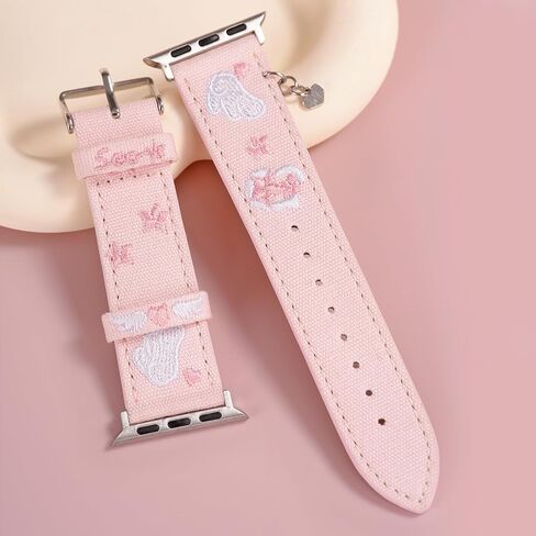 Geekshare Watch Band for Apple Watch Series 1-9 SE 42/44/45mm ، حزام Watch Axford بديل قابل للتعديل متوافق مع Apple Watch for Women Men - Star Wings Series in Saudi Arabia