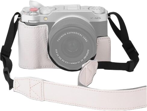 مجموعة حالة الكاميرا الواقية ل fujifilm x-m5 ، نصف علبة جلدية لكاميرا fujifilm x-m5 ، مع حزام الكتف (أسود) in Kuwait