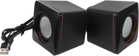 مكبرات صوت Mini USB كمبيوتر مكبرات صوت صغيرة لمكبرات الصوت المحمولة المحمولة مضخم صوت سهلة USB للمكتب المنزلي in Kuwait