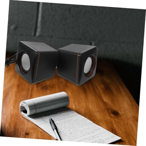 مكبرات صوت Mini USB كمبيوتر مكبرات صوت صغيرة لمكبرات الصوت المحمولة المحمولة مضخم صوت سهلة USB للمكتب المنزلي in Kuwait