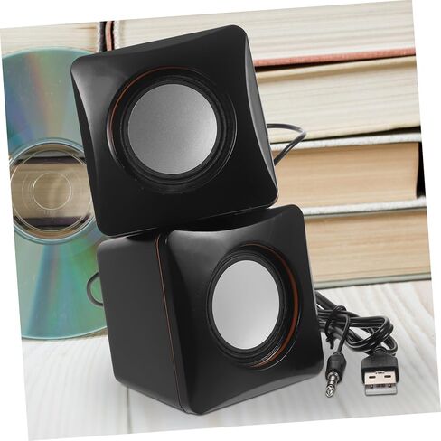 مكبرات صوت Mini USB كمبيوتر مكبرات صوت صغيرة لمكبرات الصوت المحمولة المحمولة مضخم صوت سهلة USB للمكتب المنزلي in Kuwait
