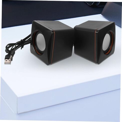 مكبرات صوت Mini USB كمبيوتر مكبرات صوت صغيرة لمكبرات الصوت المحمولة المحمولة مضخم صوت سهلة USB للمكتب المنزلي in Kuwait