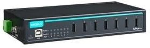 محول Moxa Uport 407 -T W/O -7 موانئ محول USB من الدرجة الصناعية ، ودرجة حرارة واسعة -40 إلى 85 درجة مئوية in Kuwait