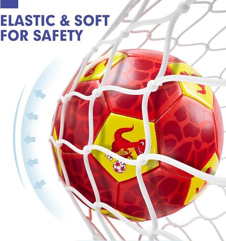 hahaland Size 3 Soccer Ball for Kids with Pump & Mesh Bag - Glitter Unicorns Gifts for Girls -Sports & Outdoor Play Toys in Saudi Arabia
