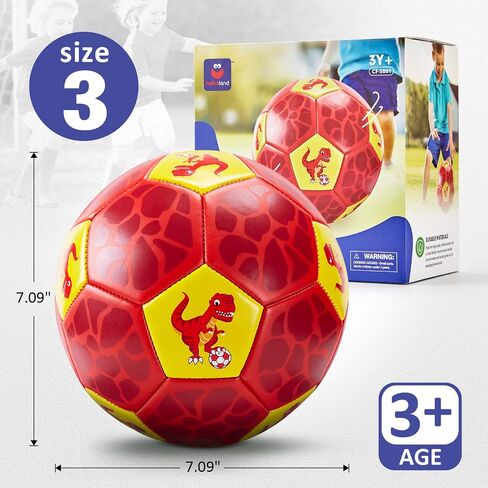 hahaland Size 3 Soccer Ball for Kids with Pump & Mesh Bag - Glitter Unicorns Gifts for Girls -Sports & Outdoor Play Toys in Saudi Arabia