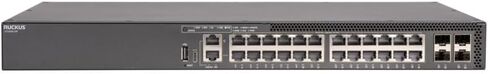 Ruckus ICX8200-24P 24-PORT GIGABIT POE+ L3 SWITCH MADICED ، 370W ، 4x1/10/25G SFP/SFP28 الصعود ، 1U Rackmount ، USB-CNSOLE in Saudi Arabia
