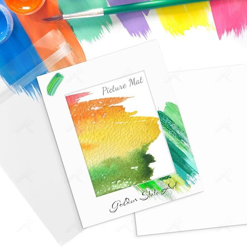 Golden State Art, 10 Pack 16x20 Mat for 11x14 Pictures with Backing & Bags in Kuwait