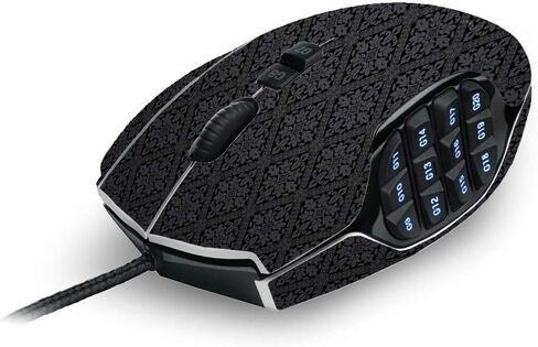 Mayyskins Skin متوافق مع Logitech G600 MMO Gaming Mouse - براقة | غلاف الالتفاف الواقي ، الدائم ، والفريد من نوعه | من السهل تطبيق الأنماط وإزالتها وتغييرها | صنع في الولايات المتحدة in Saudi Arabia