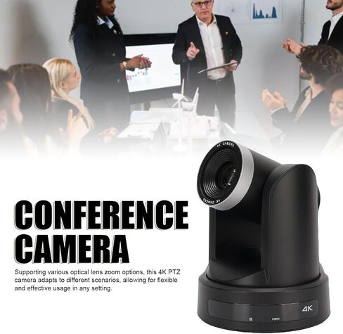 كاميرا مؤتمر PTZ ، نظام الكاميرا البصري البصري 4K HD Video Conference Camera مع AI Auto Tracking 255 presets لبث الفيديو (المكونات الأمريكية) in Kuwait
