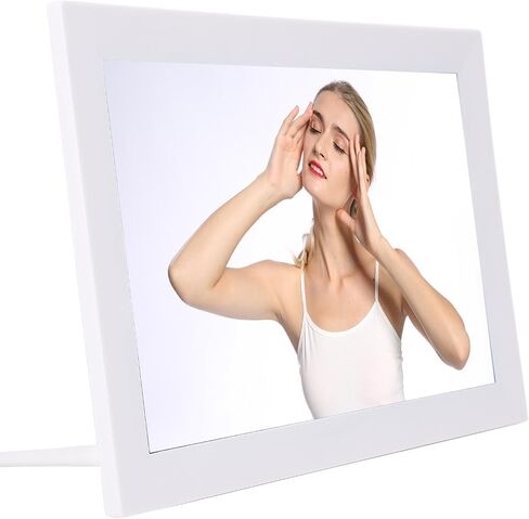 13.3 بوصة إطار الصورة الرقمية ، 1280 × 800 واي فاي ذكية LED إطار الصورة دعم صورة التناوب لزخارف مكتب غرفة نوم المنزل ، شارك لحظات عبر التطبيق (قابس الولايات المتحدة) in Saudi Arabia