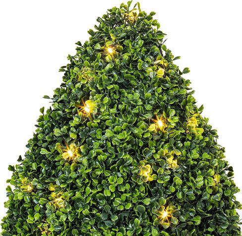 شجيرة على شكل دمعة من خشب البقس الاصطناعي مقاس 60.96 سم ارتفاعًا × 38.1 سم عرضًا in Kuwait