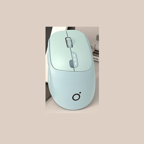 Q500 Sci-Fi اللاسلكي اللاسلكي الفأر المزدوج الوضع ، مكتب ألعاب كتم لنظام التشغيل Windows7 8/10/11MAC OSIOS/Android ، 1600DPI ، Type-C Charging ، Wireless 2.4g ، Q5 (Gray) in Kuwait
