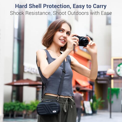 JJC Portable Carry Case Case Pouch for Canon PowerShot V1 G7x III III ، Sony ZV-1F ZV-1 II in Saudi Arabia
