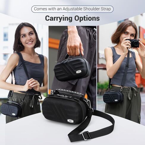 JJC Portable Carry Case Case Pouch for Canon PowerShot V1 G7x III III ، Sony ZV-1F ZV-1 II in Saudi Arabia
