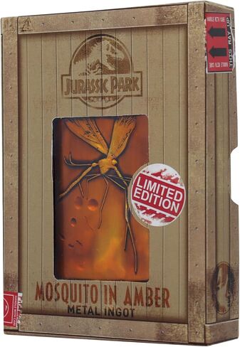 Jurassic Park Mosquito in Amber Collector's Metal Ingot in Saudi Arabia